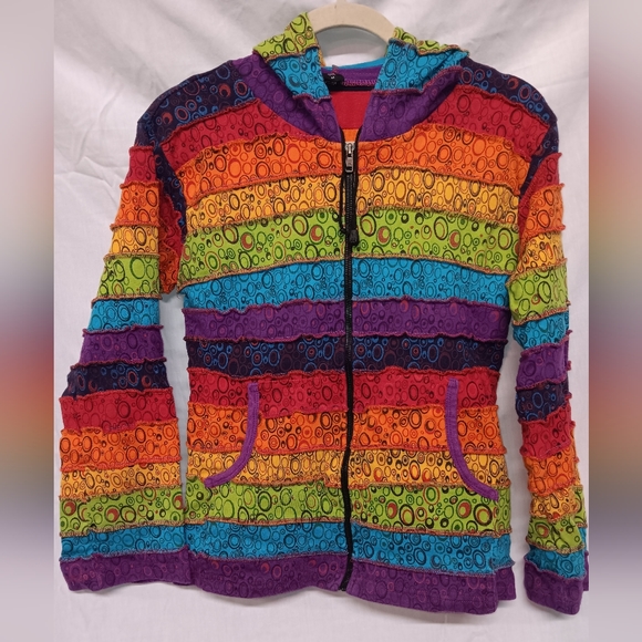 Women's multi-colored hoodie - Picture 1 of 5